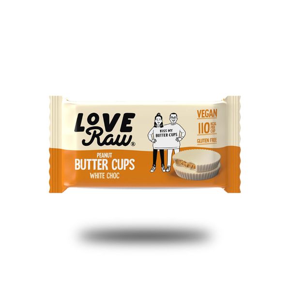 White Choc Peanut Butter Cups 34g - MHD: 11.06.23