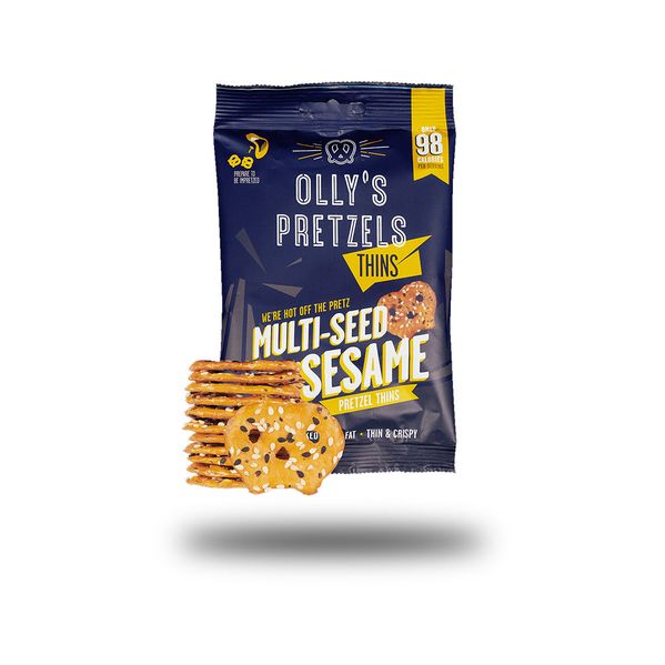 Multi-seed Sesame Pretzel Thins 140g - MHD: 15.05.23