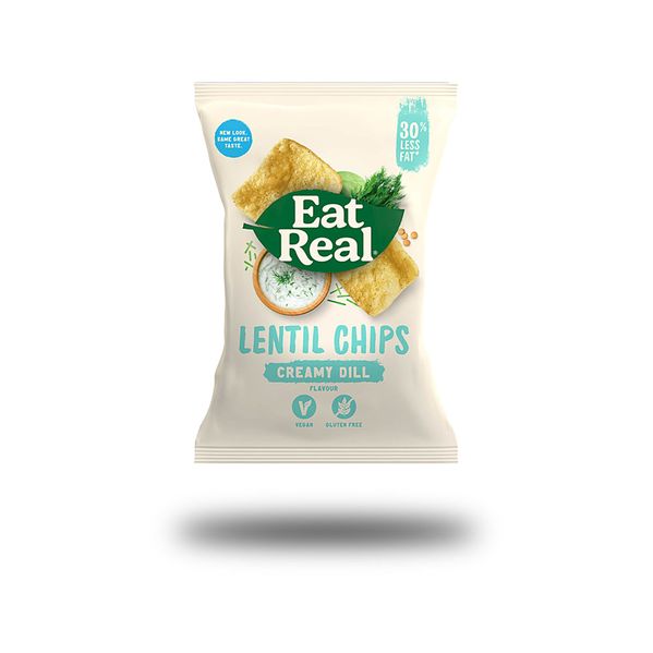 Lentil Chips - Creamy Dill 113g - MHD: 26.06.23