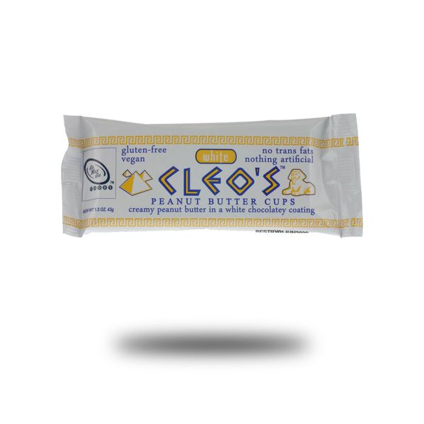 Cleo's White Peanut Butter Cups 43g