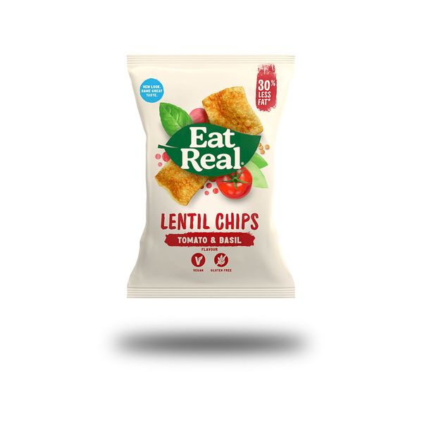 Lentil Chips - Tomato & Basil 113g